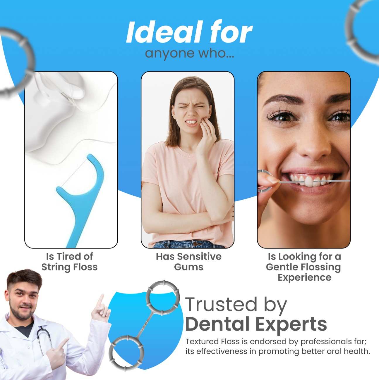 Textured Floss – Flossing Redefined for Sensitive Gums